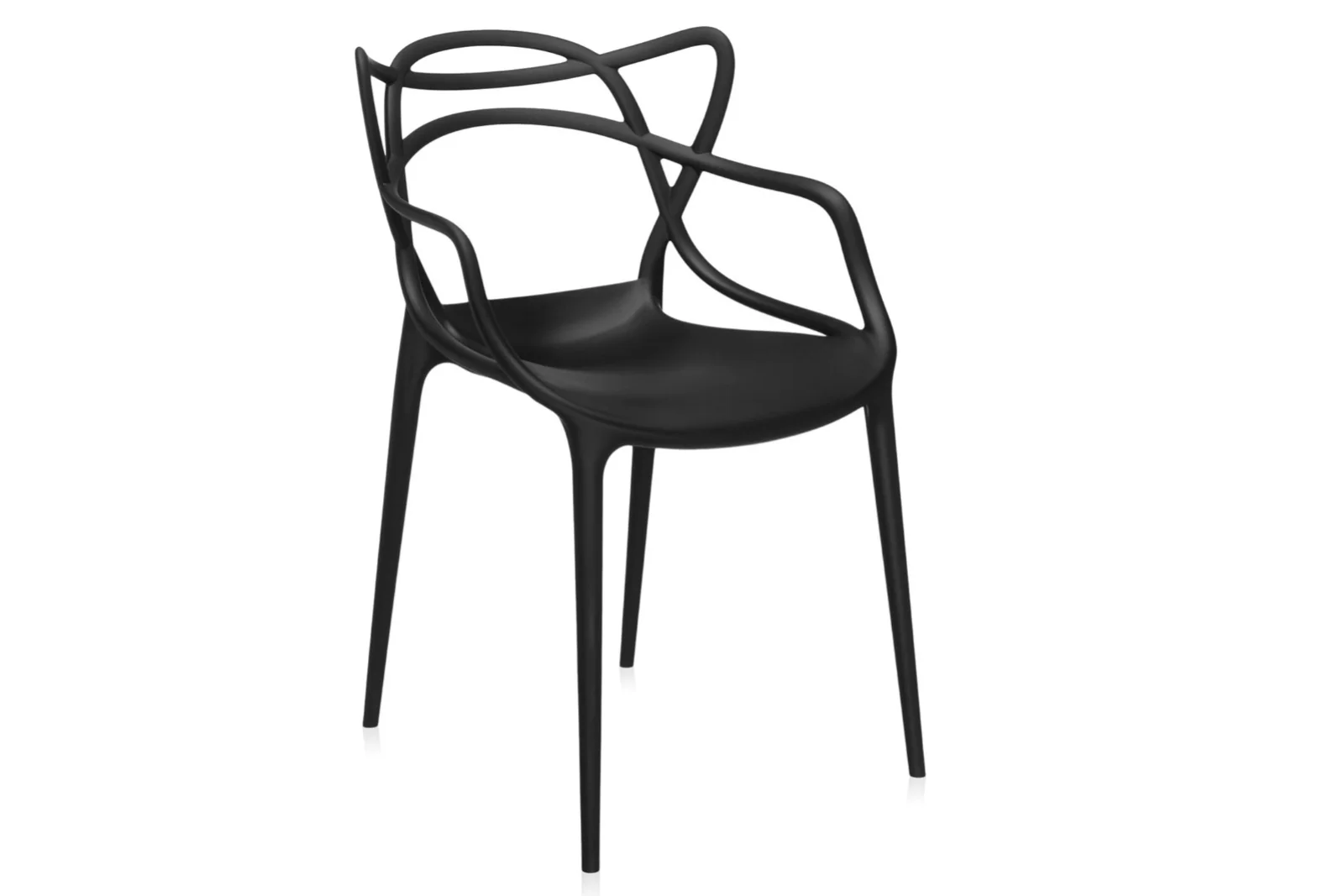 Kartell Masters | 4er Set Stühle Schwarz | Ausstellungsstücke