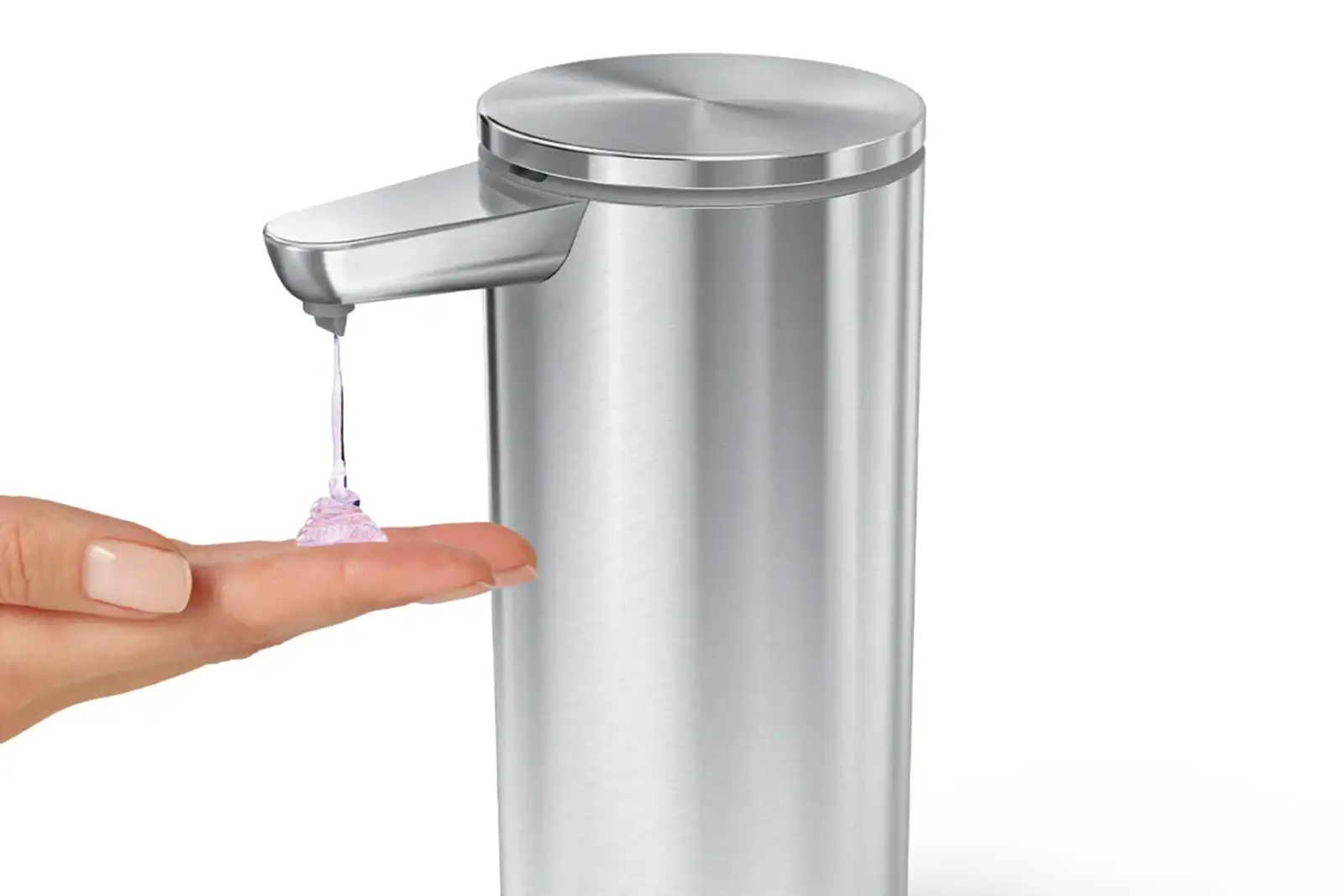 simplehuman Sensorspender | Flüssigseife | Edelstahl gebürstet 414 ml